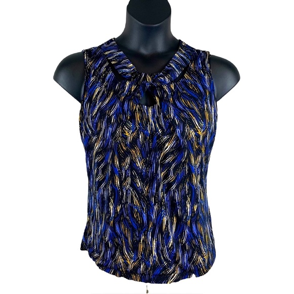 Roz & Ali Tops - Roz & Ali Twist neck Tank Top , Size XL